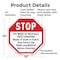 Signmission Stop You Must Be Wearing a Face Cov, 10 Inch X 10 Inch, Aluminum Metal Signs OC-A-10-53 - alternate 2