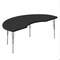 Correll Kidney TFL Activity Table, 72 in W, 36 in L, 19 in to 29 in H, Particleboard, Black Granite A3672TF-KID-07-14-09 - alternate 1