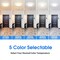 Energetic Lighting 16in LED Ceiling Light Dimmable Modern Flush Mount Brushed Nickel Selectable Color and Watts, 6PK FMB16R22E92750-6P - alternate 2