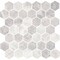 Daltile Eclessia Marble Natural Stone 2-in Hexagon Mosaic Honed, 9.70 SQFT Per Carton, 10PK M3442HEXMSHN - alternate 2