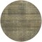 Homeroots 8' Brown Beige And Taupe Round Striped Washable Indoor Outdoor Area Rug 588078 - alternate 2
