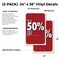 Signmission 50% Off, Vinyl Decals Only 24 Inch x 36 Inch, Vinyl Decal, 2PK DSB-2436-2PACK-30335 - alternate 2