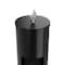 Gritt Commercial Black Stainless Steel Gym Wet Wipe Dispenser, Floor-Stand Dispenser Station with 7 Gallon Trash Can GRI509-BLK-NR - alternate 2