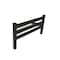 Homeroots Black Solid Wood Queen Bed Frame 546886 - alternate 2