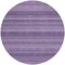 Homeroots 8' Lavender And Purple Round Striped Washable Indoor Outdoor Area Rug 610602 - alternate 2