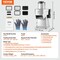 Vevor Electric Vegetable Slicer 4 in 1 Food Cutter 200W Vegetable Chopper Dicer GJ817 - alternate 2
