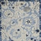 Homeroots 3' X 5' Blue And Gray Floral Power Loom Area Rug 521654 - alternate 2