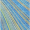 Homeroots 3' X 5' Denim Blue Sky Blue And Gold Striped Washable Indoor Outdoor Area Rug 614971 - alternate 2