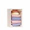 Homeroots 9" Organic Whitewash and Natural Distressed Wood Stacking Milk Crate 471956 - alternate 2
