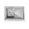 Koolmore 1 Compartment Stainless Steel NSF Commercial Kitchen Prep & Utility Sink with Drainboard SA121610-16L3 - alternate 2