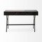 Homeroots 51" Black Writing Desk With Three Drawers 380232 - alternate 2