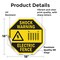 Signmission Shock Warning Electric Fence, 18 Inch X 18 Inch, Vinyl Decal OC-D-18-51 - alternate 2