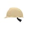 Msa Safety V-Gard Slotted Cap, HDPE, Fas-Trac III Suspension, Type I, Class E, Light Buff (10.6in L x 17.3in W) 495856 - alternate 2