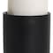 Homeroots 9" Black Metal Tabletop Pillar Candle Holder 608422 - alternate 2