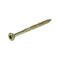 Hillman Wood Screws Power Pro No. 9 S X 2-1/2in L Star Yellow Zinc 1 lb Yellow Zinc 48583 - alternate 2