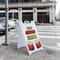 Signmission Frozen Strawberry Lemonade, A-Frame & 2 Decals Installed, Heavy-Duty Plastic Frame SBHD-D-2436-Frozen Strawberry Lemonade - alternate 2