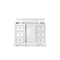 James Martin Vanities De Soto 48" Single Vanity, Bright White, w/ 3 CM Tajnar Eclos Top 825-V48-BW-3TJR - alternate 2