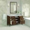 James Martin Vanities Myrrin 48'' Vanity, Mid Century Walnut w/ Victorian Sil Silestone Top w/FreePower Wireless Charger 485-V48-WLT-FVSL - alternate 2