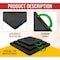 Mytee Products 30 inx30 inx2 in Heavy Duty Outrigger Pad for RV with Recessed Radius Black, 4PK ORP-303020-RRx4 - alternate 2