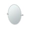 Gatco Glam 26.5" Frameless Oval Mirror, Chrome 4639 - alternate 1