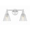 Z-Lite Auden Brushed Nickel 2 Light Vanity 7704-2V-BN - alternate 1