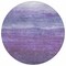 Homeroots 8' Purple And Lavender Round Abstract Washable Indoor Outdoor Area Rug 618150 - alternate 3