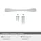 Amerock Vaile 3-3/4 inch (96mm) Center-to-Center Polished Chrome Cabinet Pull, 25PK 25VMP5300326 - alternate 2