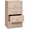 Fireking 4 Drawer, 1 Hr Fire & Impact Rated, 31" Wide Lateral Champagne 4-3122-CCH - alternate 2