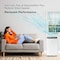 Tcl 10,000 BTU SACC 14,000 BTU ASHRAE Smart Portable Air Conditioner H10P36W - alternate 2