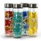Gibson Home Glasselle 4 Piece 13 Ounce Glass Decorated Hydration Bottle Set in Assorted Colors 113236.01 - alternate 2