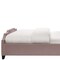 Homeroots Pink Solid Wood King Tufted Upholstered Velvet Bed with Nailhead Trim 544923 - alternate 2