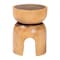 Bali & Pari Abrina Solid Suar Wood End Table 263-14278-ZORO - alternate 2
