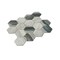 Apollo Tile Gray Beige 10.2 in x 11.7 in Recycled Glass Matte Floor and Wall Mosaic Tile 8.29 sqft/case, 10PK APLNNH8808GRA - alternate 1