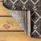 Jonathan Y Ourika Moroccan Geometric Textured Weave Black/Gray 3 ft Round Indoor/Outdoor Area Rug SMB108F-3R - alternate 2
