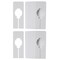 Nahanco Clothing Size Dividers for Clothing Racks, Rectangular - White/Blank Kit of 20, 20PK QSDWBLANK20 - alternate 2