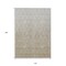 Homeroots 10' X 14' Taupe And Gray Geometric Washable Indoor Outdoor Area Rug 605818 - alternate 2