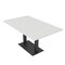 Skutchi Designs Rectangle Conference Table With Power Unit, 36 in W, 72 in L, White HAR-REC-36X72-DOU.BK-WA7976-NA - alternate 1