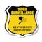 Signmission Video Surveillance Shield Sign We Prosec, 6 inch X 6 inch, Vinyl Decal, 2PK SHI-D-2PACK-6-471 - alternate 1