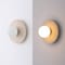 Jonathan Y Tivoli 9.75" Modern Minimalist 1-Light Ovoid Travertine LED Wall Sconce, Light Brown JYL5901A - alternate 2