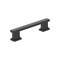 Amerock Triomphe 3-3/4 inch (96mm) Center-to-Center Matte Black Cabinet Pull, 25PK 25VMP37091MB - alternate 1