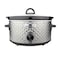 Brentwood Industries 3.5 Quart Diamond Pattern Slow Cooker in Stainless Steel SC-136S - alternate 1