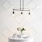 Jonathan Y Marlowe 32.5" 3-Light Farmhouse Industrial Iron/Glass Linear LED Pendant, Oil Rubbed Bronze/Clear JYL7589A - alternate 2