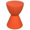 Leisuremod Round 11.75 in W, 16.75 in L, Polypropylene, Orange BS12OR - alternate 1