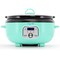 Megachef 3.7 Quart Oval Electric Slow Cooker in Turquoise MCSC-OV350T - alternate 2
