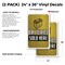 Signmission Batteries Sold Here, Vinyl Decals Only 24 Inch x 36 Inch, Vinyl Decal, 2PK DSB-2436-2PACK-30346 - alternate 2