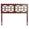 Baxton Studio Nansen Wood Headboard with Scalloped Frame, Queen, Walnut 265-14467-ZORO - alternate 2