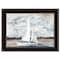 Homeroots Sailboat on Water 3 Black Framed Print Wall Art 406715 - alternate 1