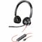 Hp Poly Blackwire 3320 Stereo USB-C Headset +USB-C/A Adapter 8X219AA - alternate 1