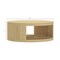 Manhattan Comfort Alure 36 in Round Coffee Table in Natural Oak CT1800-2 - alternate 2