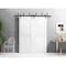Vdomdoors Barn Interior Door, 28" x 84", Chocolate MELA7444BBB-WS-7284 - alternate 2